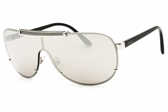 Versace Accessories - NWT Versace VE2140-10006G Silver Shield 40mm Sunglasses
